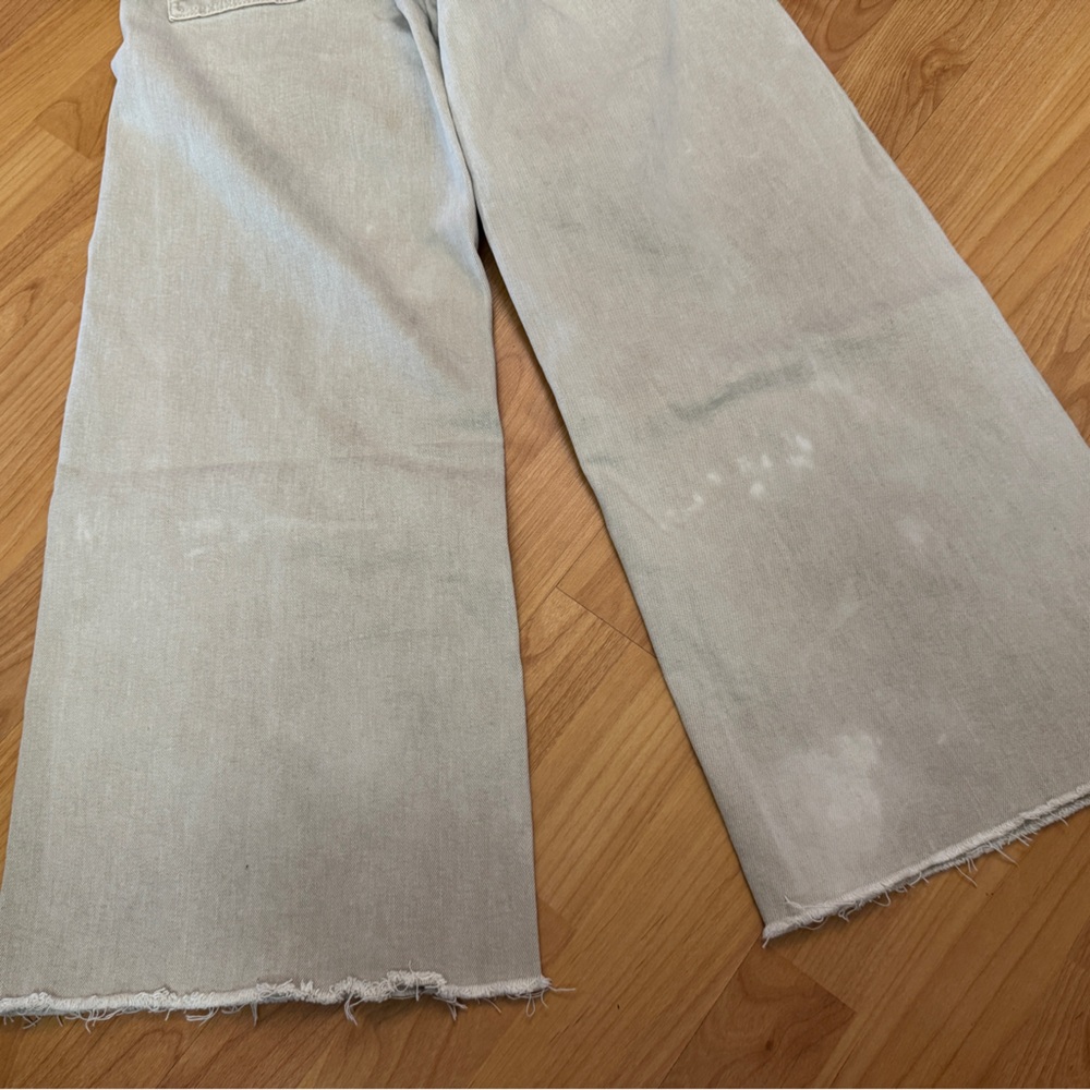 2 x Zara ZW Marine Straight Wide Leg Jean & Loose Fit Jean - Picture 6 of 10